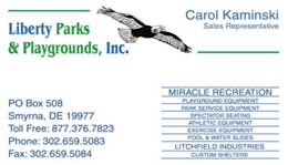 Liberty Parks & Playgrounds Card
